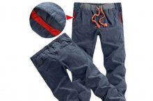 BLUE ELASTIC SPORTS PANTS