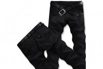 BLACK MAN CASUAL PANTS