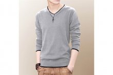 GRAY LONG SLEEVES SHIRT