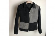 BLACK GREY FASHION JACKET