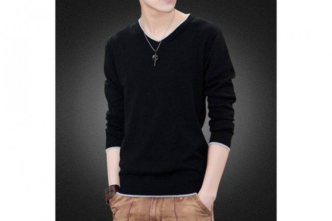 BLACK LONG SLEEVES SHIRT