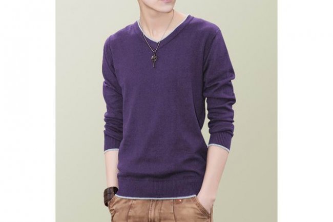 VIOLET LONG SLEEVES SHIRT