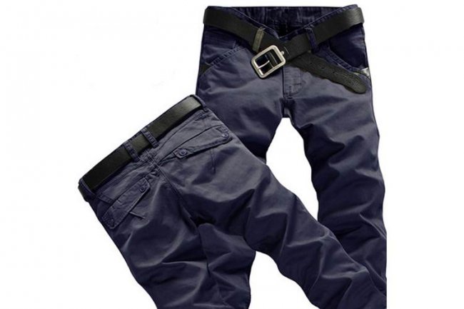 ROYAL BLUE MAN CASUAL PANTS