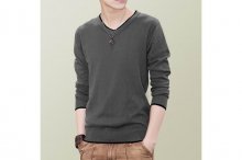 DARK GREY LONG SLEEVES SHIRT