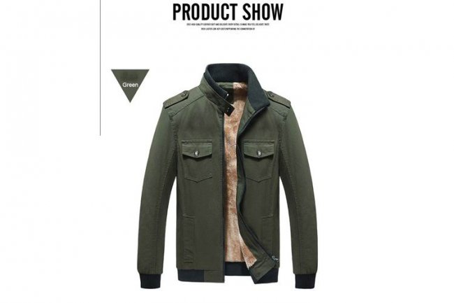MILITARY GREEN FASHION JACKET