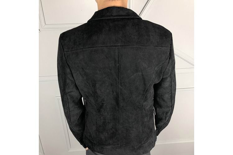 BLACK GREY FASHION JACKET