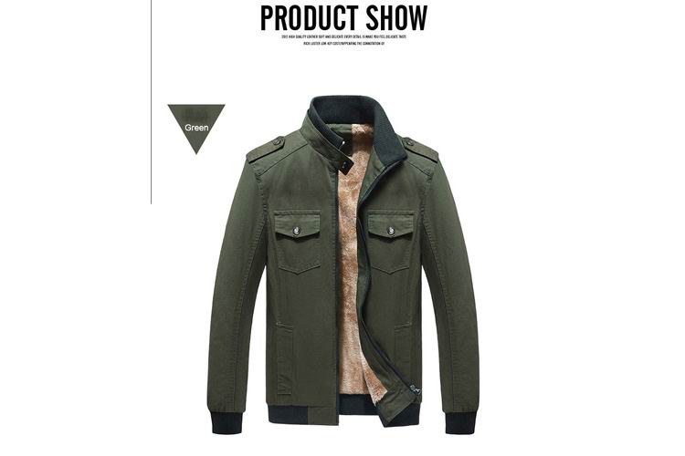 MILITARY GREEN FASHION JACKET