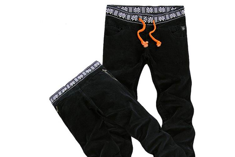 BLACK ELASTIC SPORTS PANTS