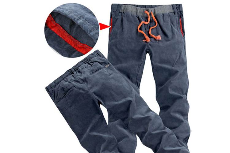 BLUE ELASTIC SPORTS PANTS