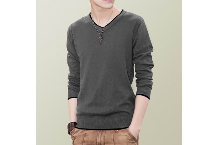 DARK GREY LONG SLEEVES SHIRT