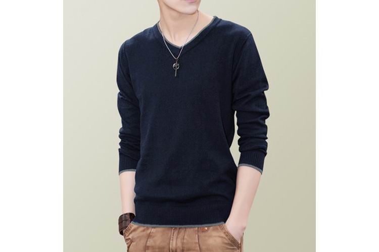 DEEP BLUE LONG SLEEVES SHIRT